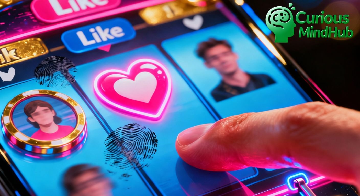 A person mindlessly scrolling on a smartphone, illustrating the modern challenge of digital dopamine addiction.